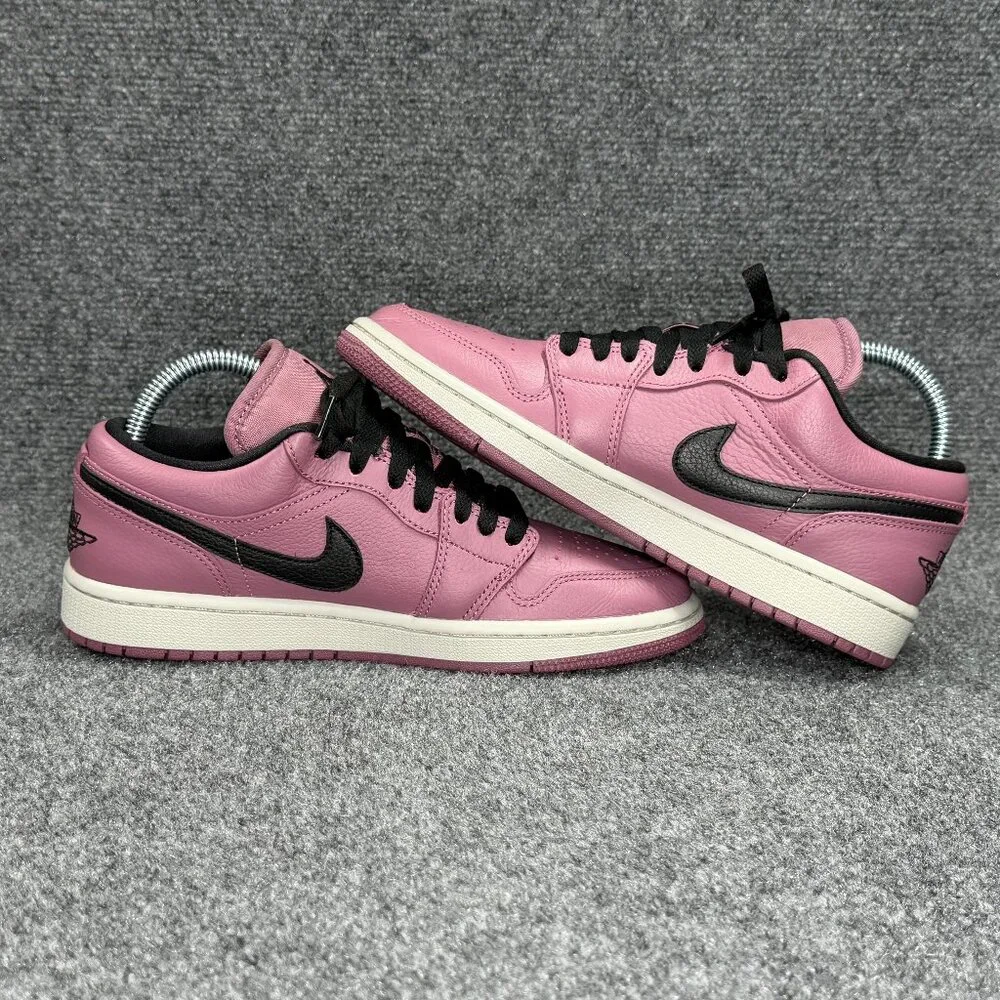 Jordan 1 Low Shoes Women's 8 Mulberry Low‎ Lace Athletic Retro Nike Sneakers
